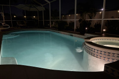 Ferienvilla Cape Coral - Villa Haze -  Pool bei Nacht